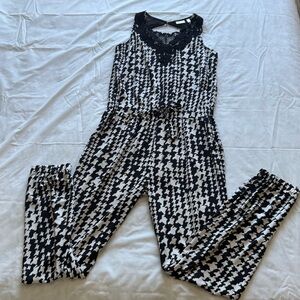 Marilyn Monroe Black and White Jumpsuit Size L